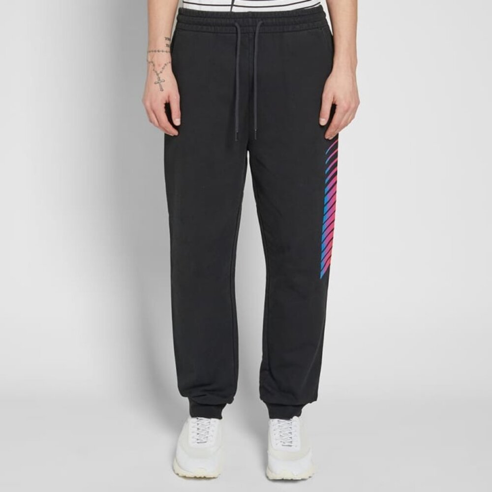 Alexander Wang AWG Fleece Sweat Pant in Black Size XL